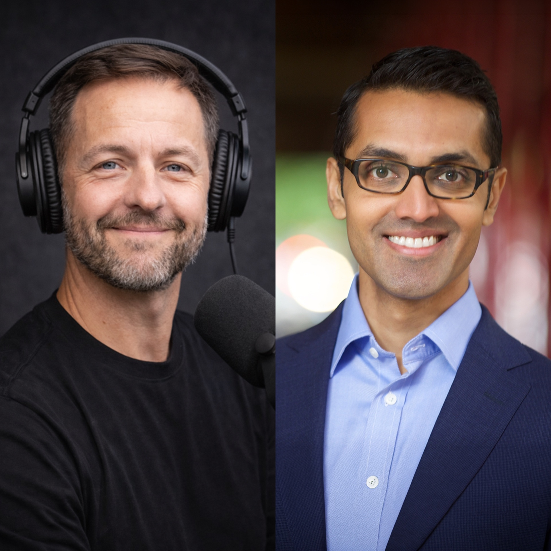 Eric Pratum and Neel Doshi, guest on The Unfolding Thought Podcast.