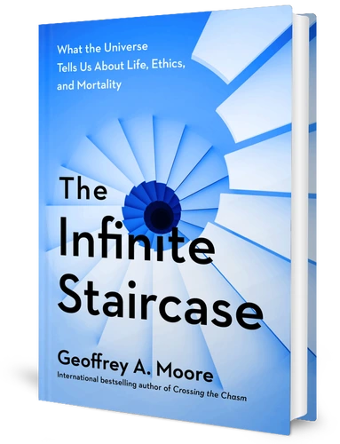 Cover of The Infinite Staircase by Geoffrey A. Moore.